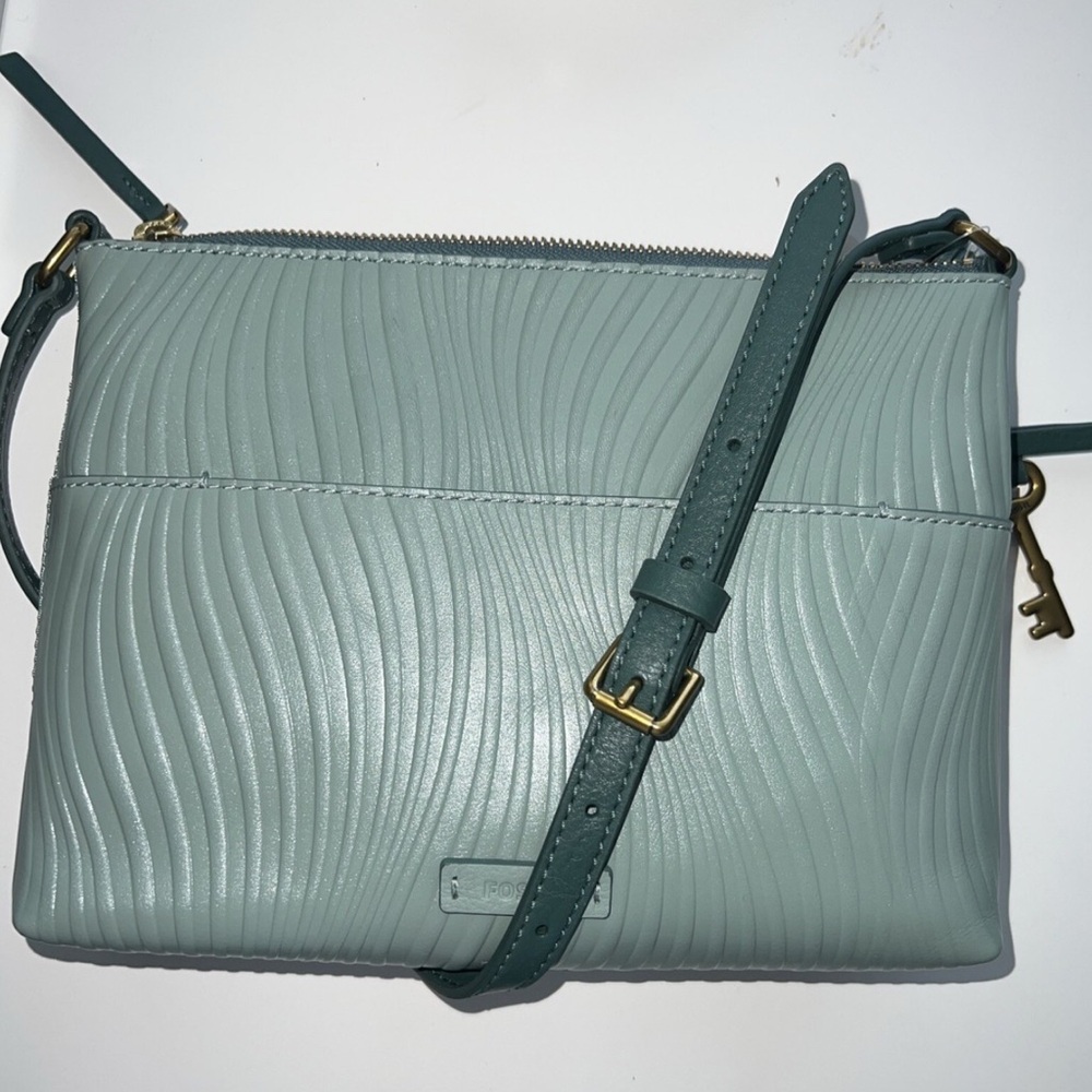 FOSSIL Women's Fiona Leather East West Crossbody!NWOT!